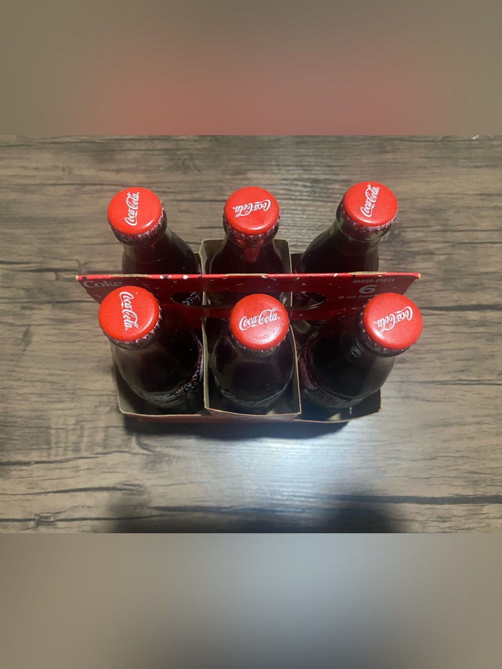 Coca-Cola Red 6-Pack Glass Bottle Carrier‎ with Team Logo - Picture 5 of 11